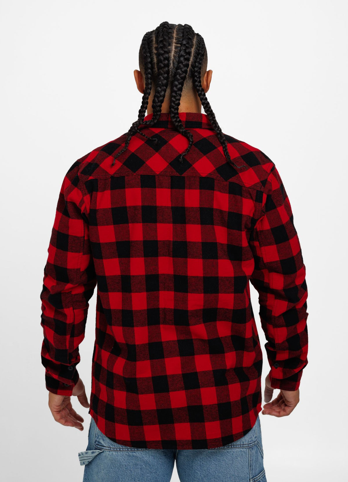 Flanellhemd Mitchell - Rot/Schwarz