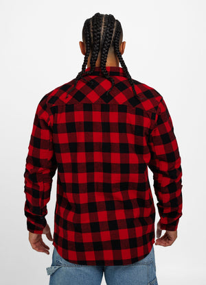 Flanellhemd Mitchell - Rot/Schwarz