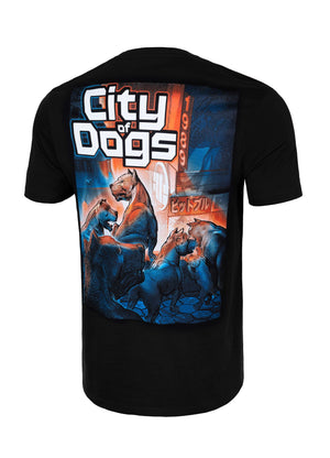 T-Shirt City of Dogs 24 - Schwarz