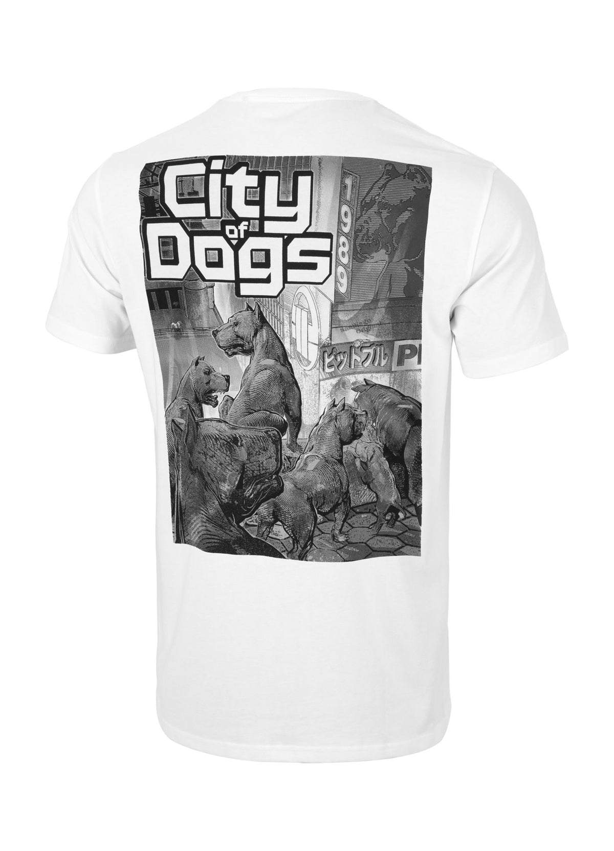 T-Shirt City of Dogs - Weiß