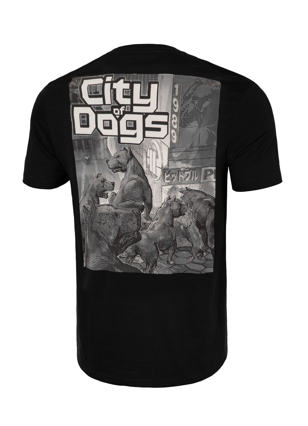 T-Shirt City of Dogs - Schwarz