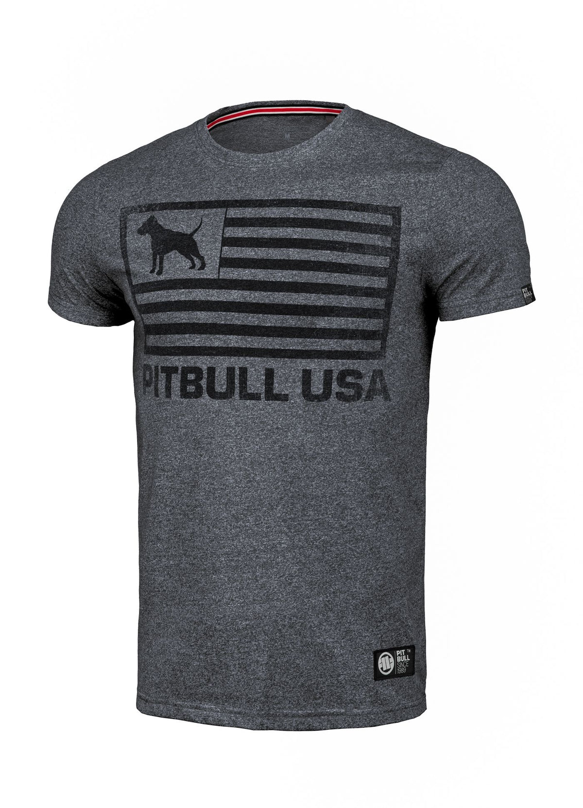 T-Shirt PITBULL USA Middleweight 190 Custom Fit Dark Navy MLG