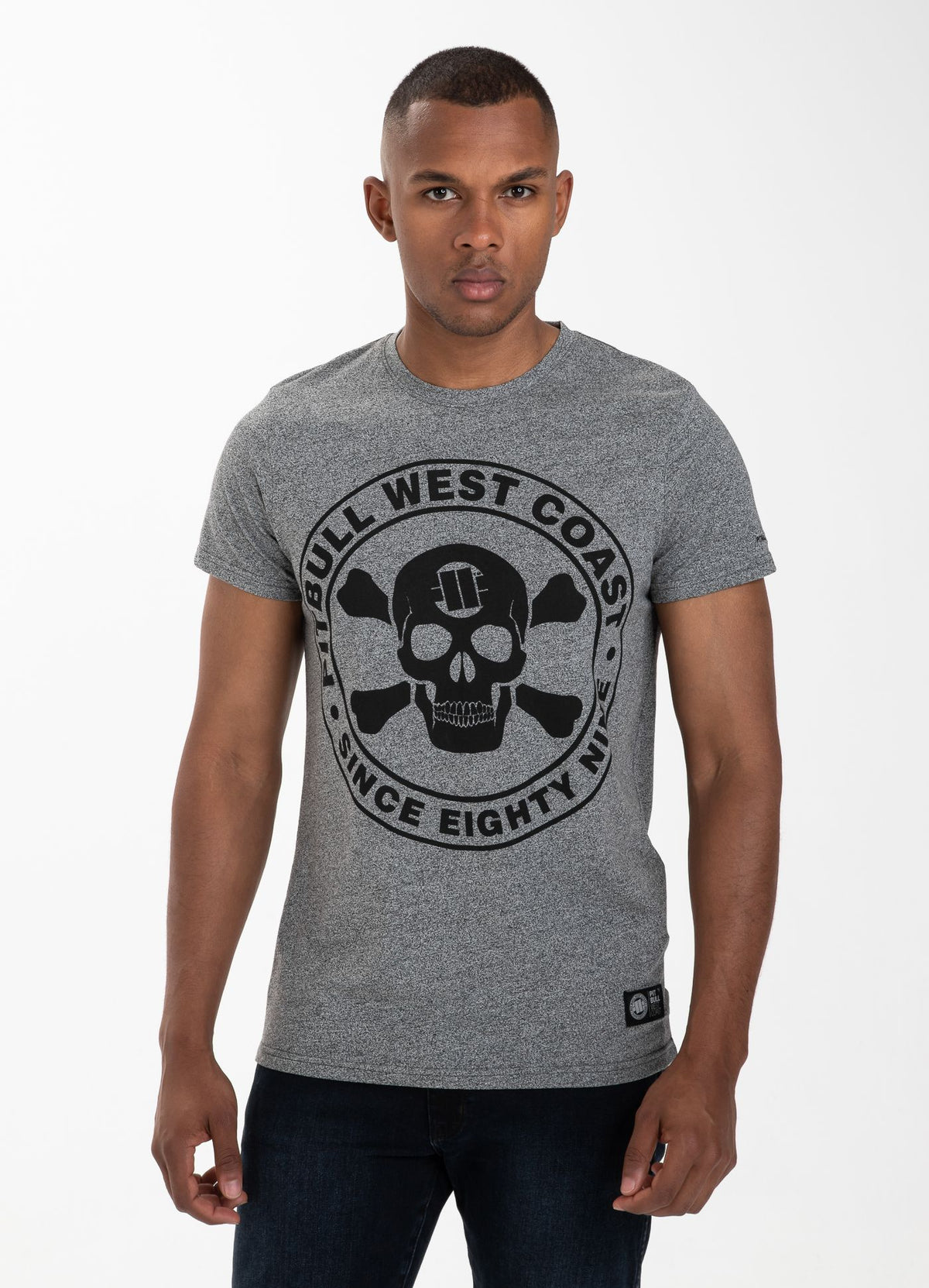 T-Shirt Totenkopf Premium Grau MLG