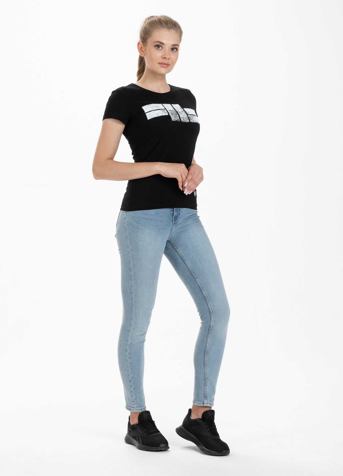 Damen T-Shirt CLASSIC LOGO Schwarz