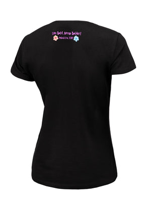 Frauen T-Shirt Happy-Pit - Schwarz