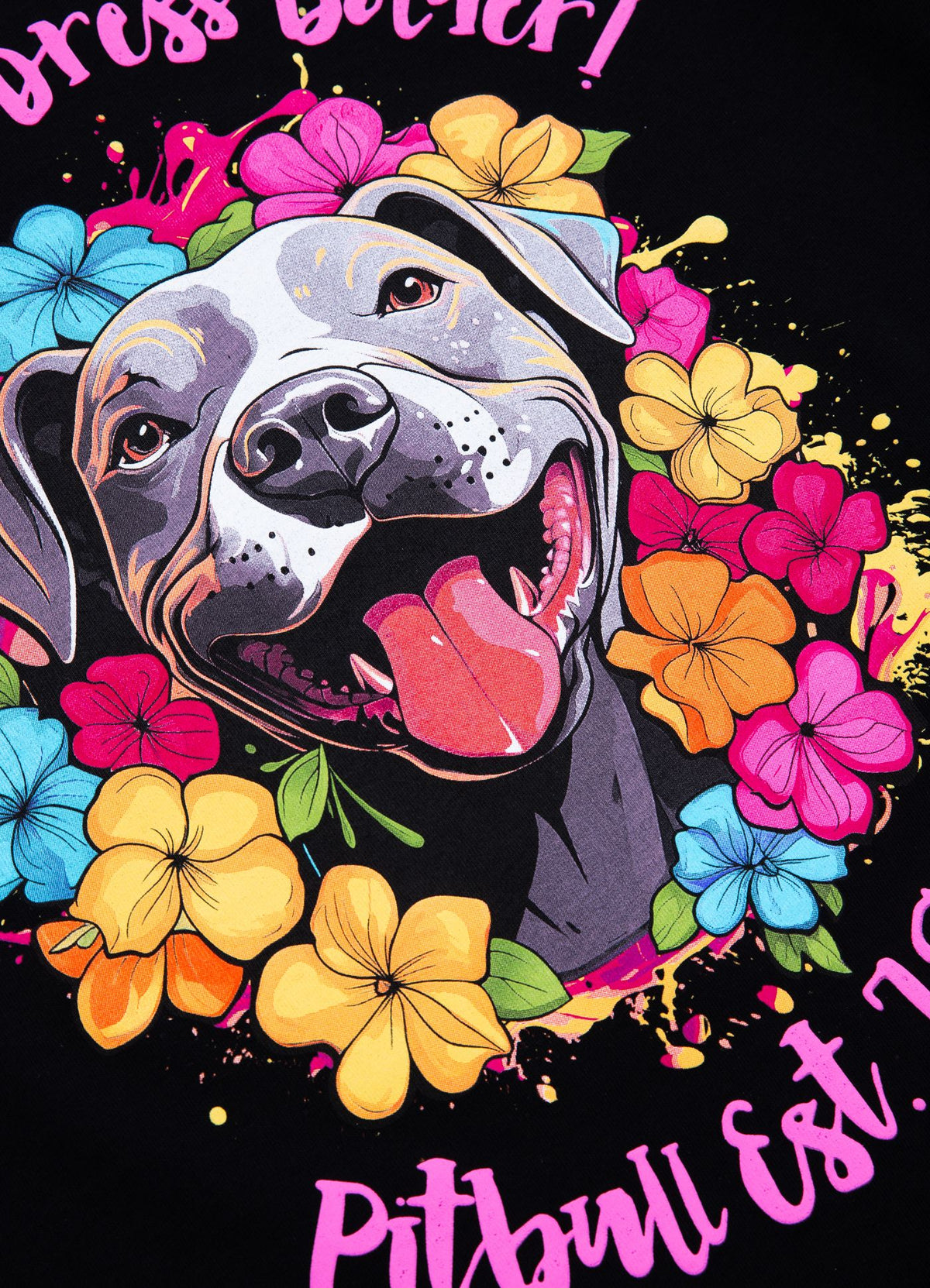Frauen T-Shirt Happy-Pit - Schwarz