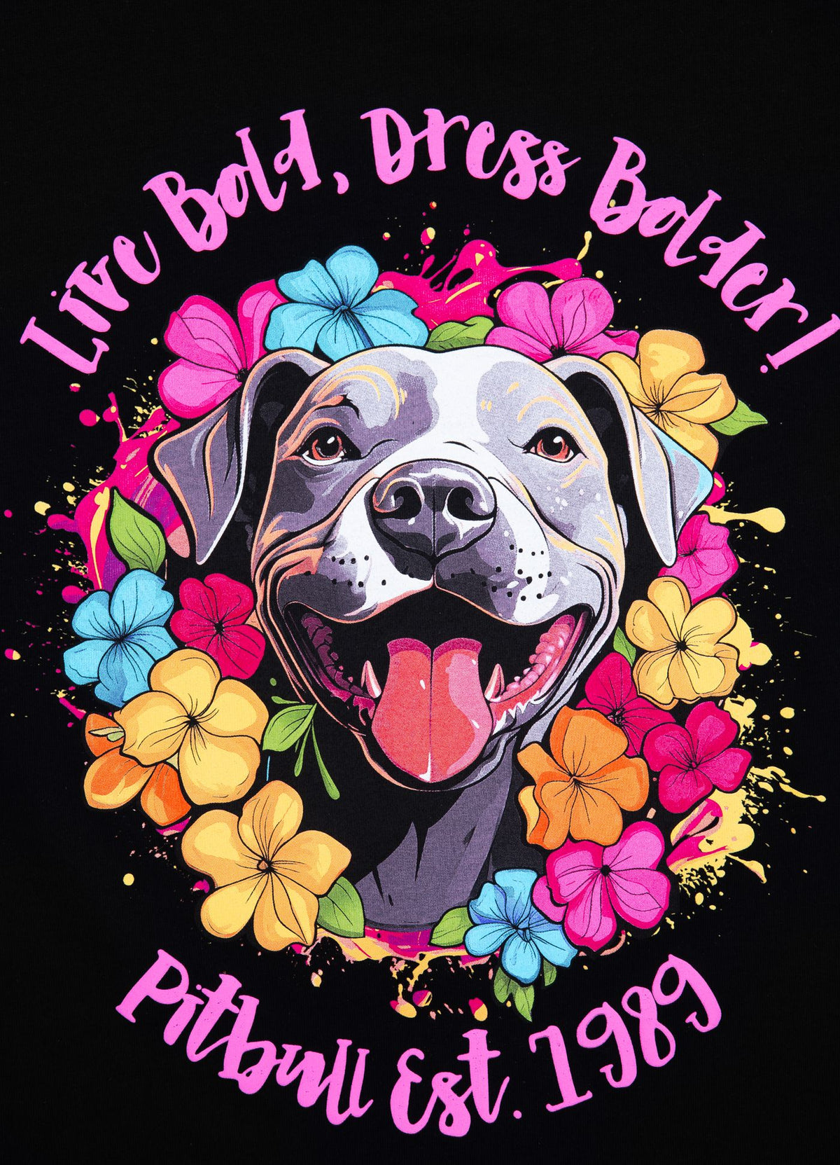 Frauen T-Shirt Happy-Pit - Schwarz