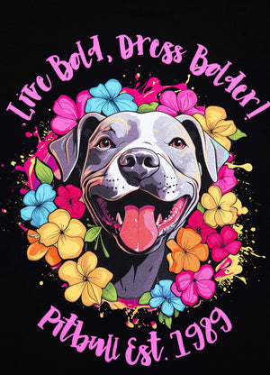 Frauen T-Shirt Happy-Pit - Schwarz