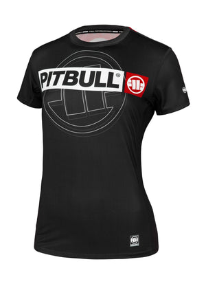 Frauen Mesh T-Shirt Performance Pro plus Hilltop - Schwarz