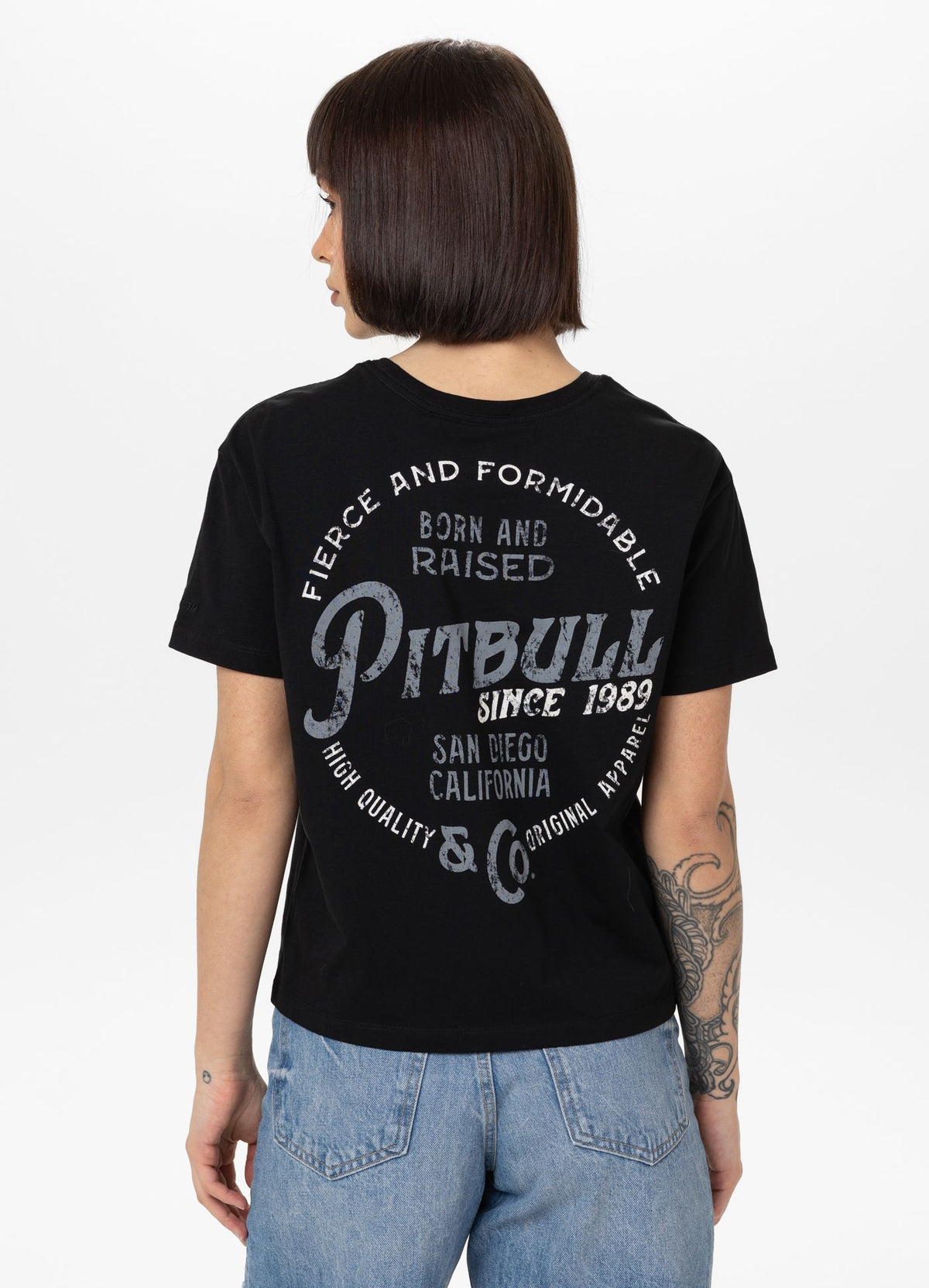 Women's T-Shirt Oversize LOYAL - Black