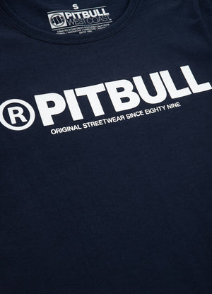 Frauen T-Shirt Pitbull R- Dunkelblau