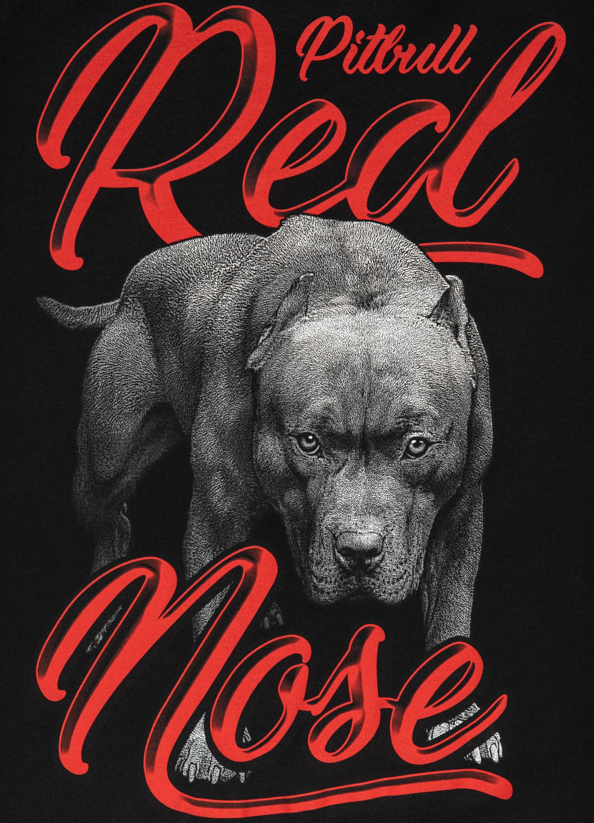 RED NOSE Schwarzes T-Shirt