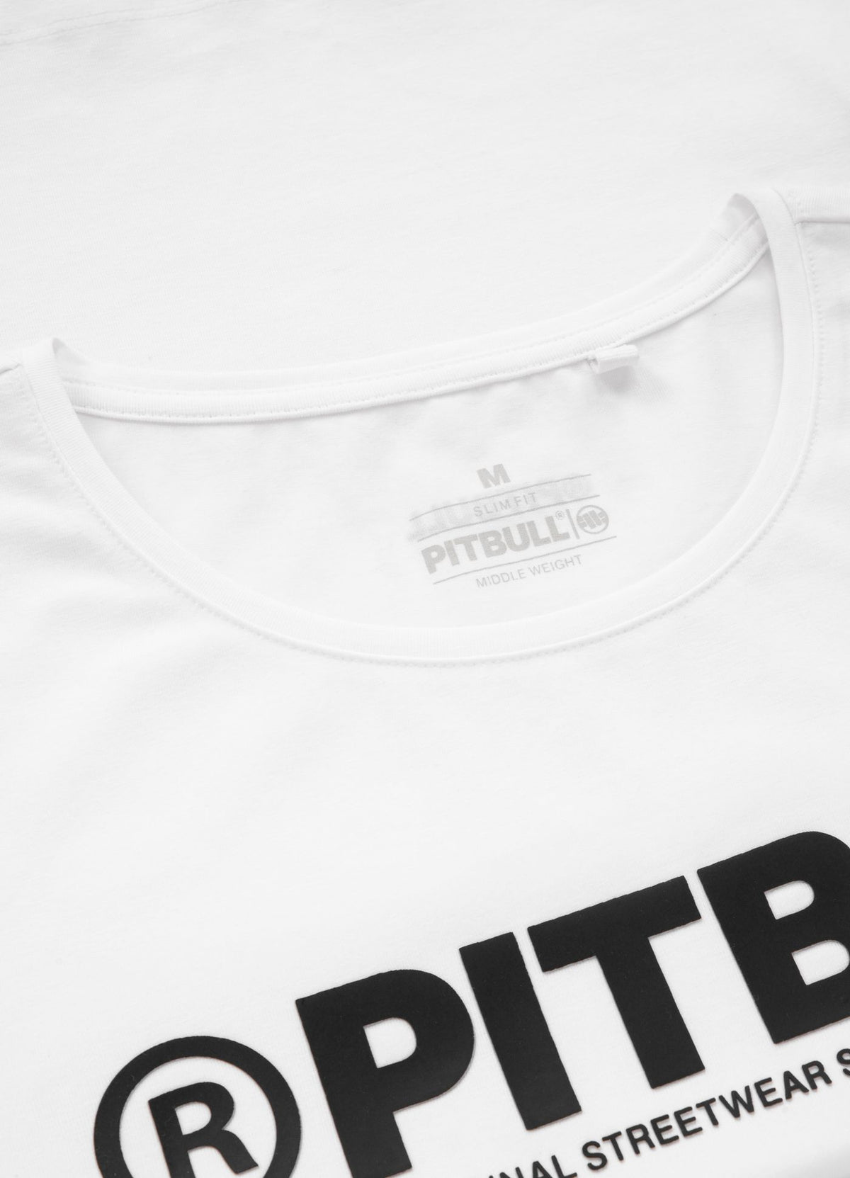 Damen T-Shirt Slim Fit Pitbull R - Weiß
