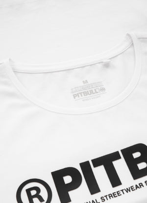 Damen T-Shirt Slim Fit Pitbull R - Weiß