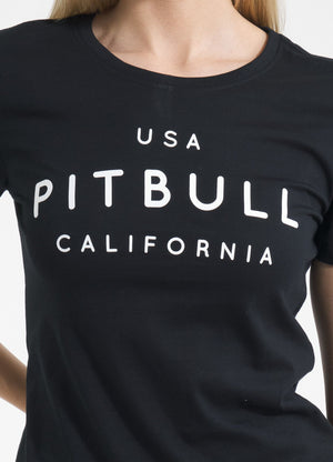 Women's T-Shirt USA CAL - Black