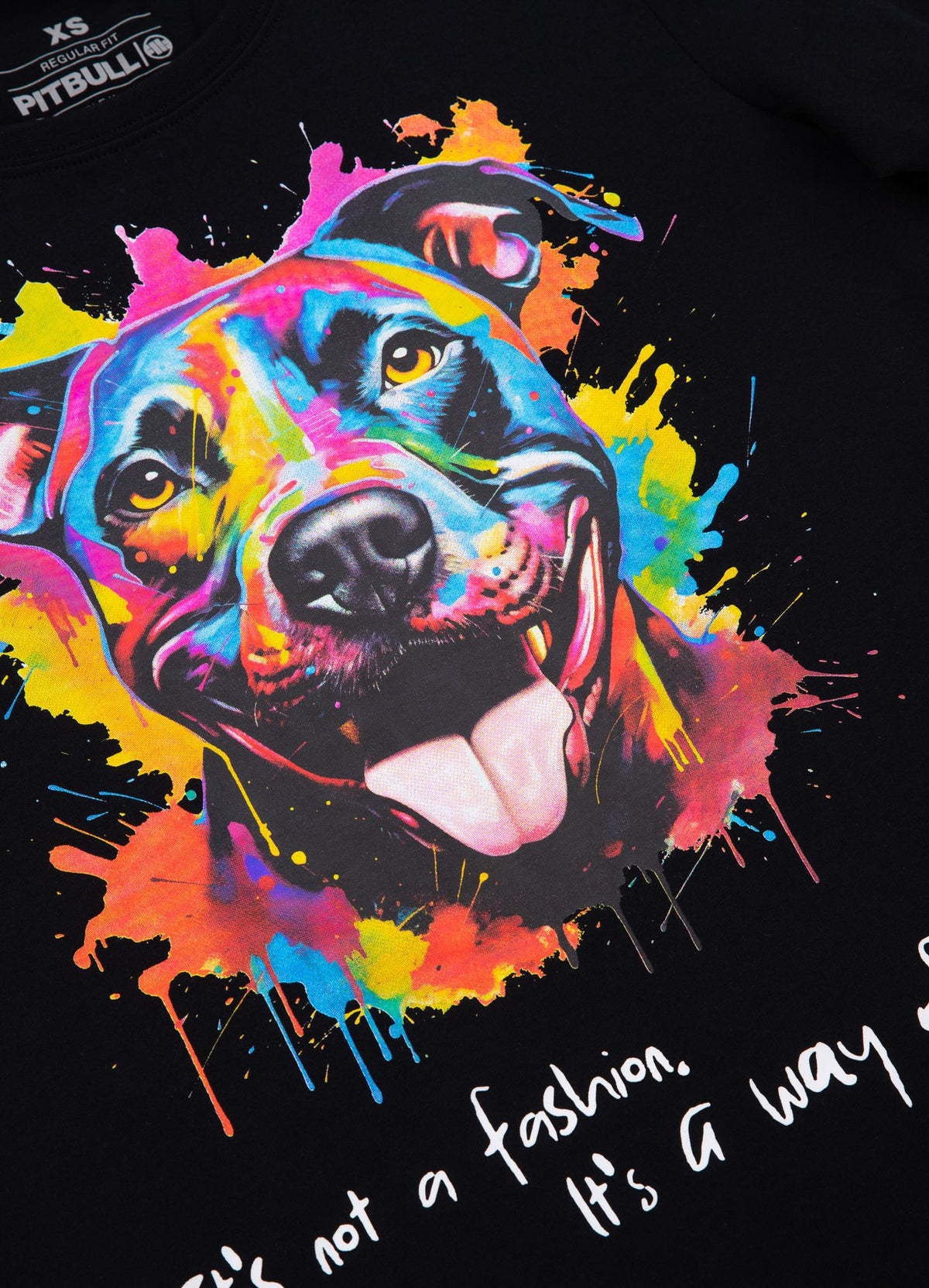 Frauen T-Shirt Watercolor - Schwarz