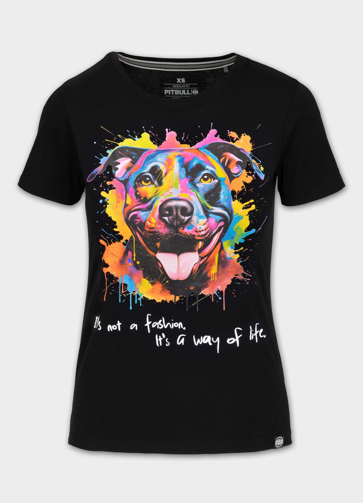 Frauen T-Shirt Watercolor - Schwarz