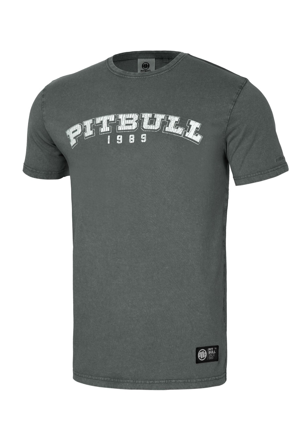 T-Shirt Denim Washed Born In 1989 - Graphit