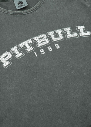 T-Shirt Denim Washed Born In 1989 - Graphit