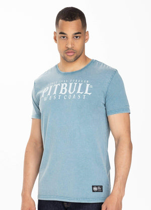 T-Shirt Mittelgewicht PITBULL FOREVER Hellblau