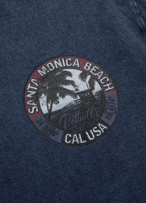 T-Shirt Denim Washed Oceanside - Marineblau