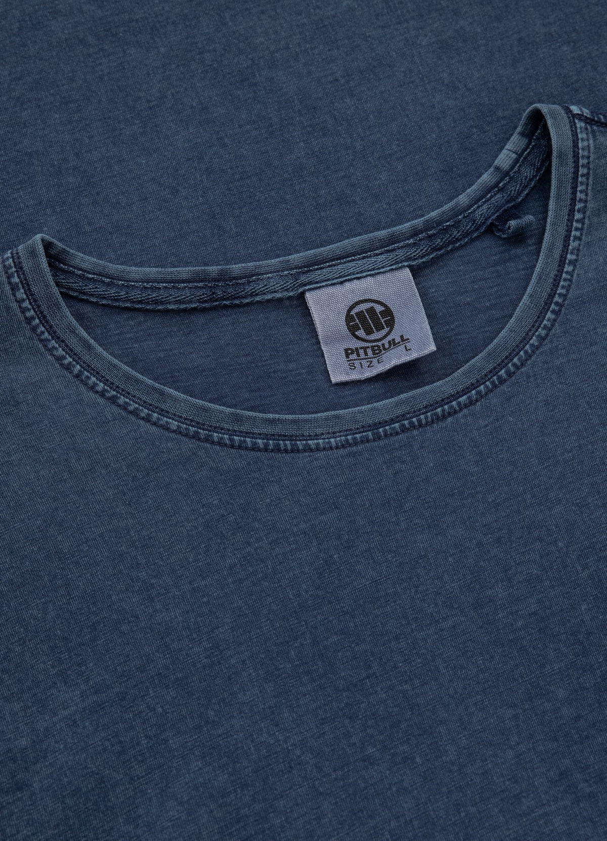 T-Shirt Denim Washed Oceanside - Marineblau