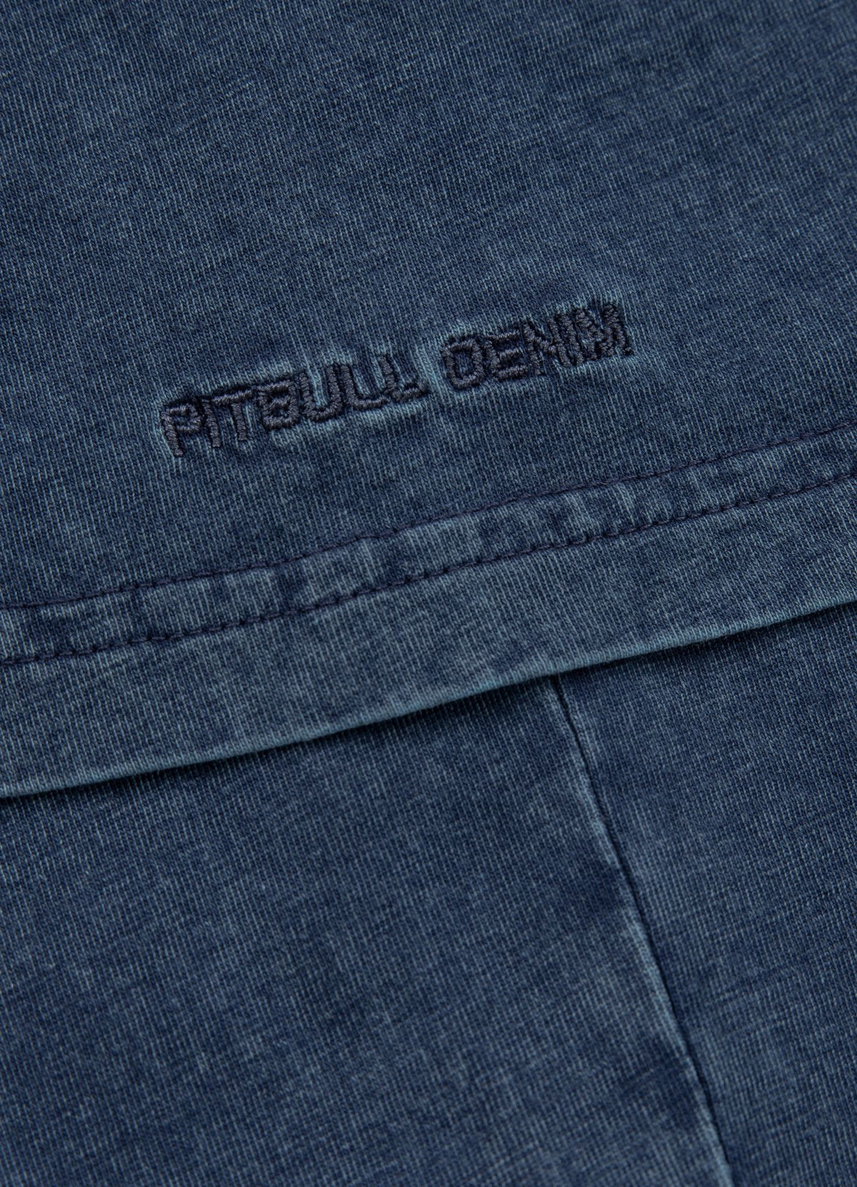 T-Shirt Denim Washed Oceanside - Marineblau
