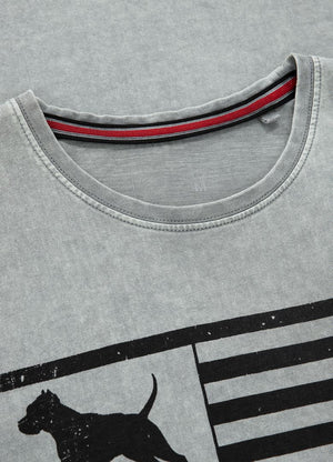 T-Shirt PITBULL USA Grau