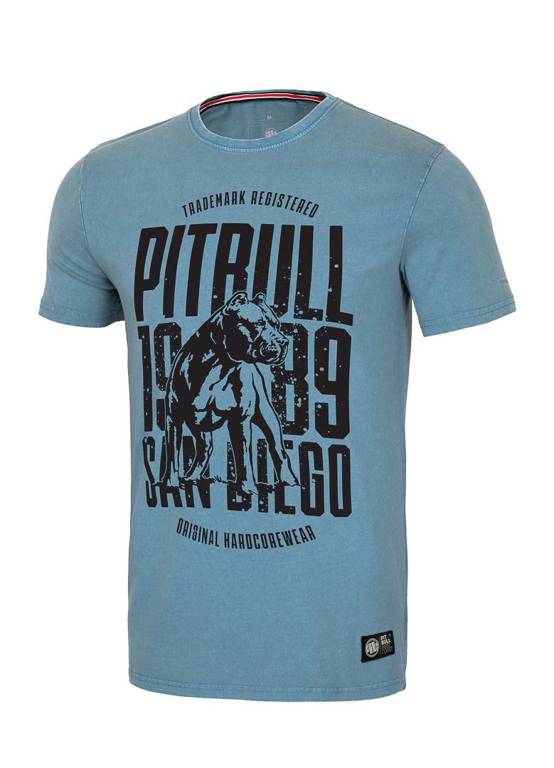 T-Shirt Denim Washed San Diego Hund