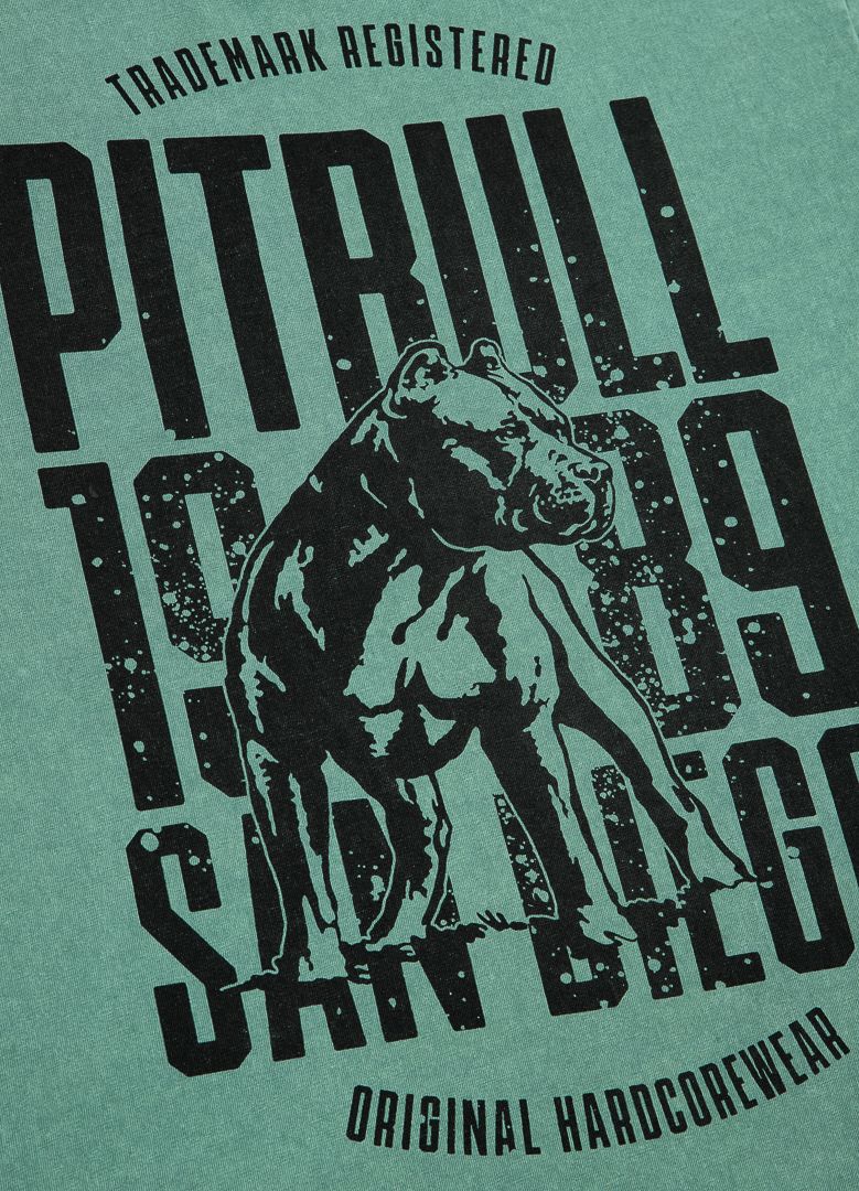 T-Shirt Denim Washed San Diego Hund