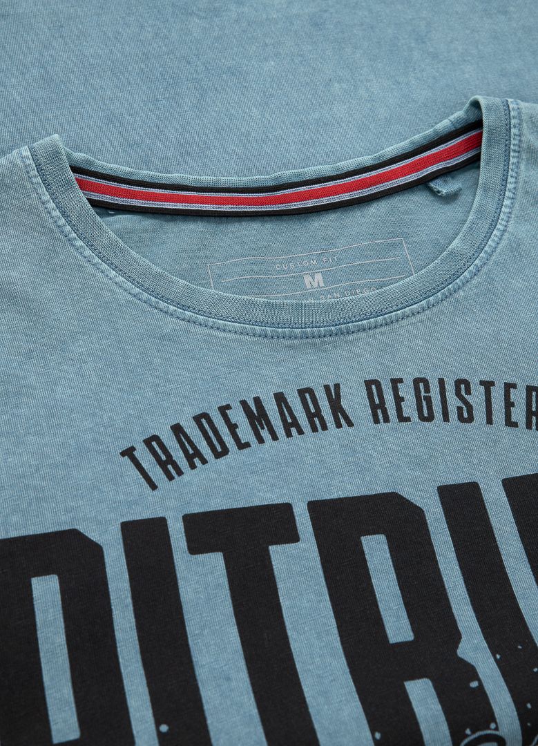 T-Shirt Denim Washed San Diego Hund