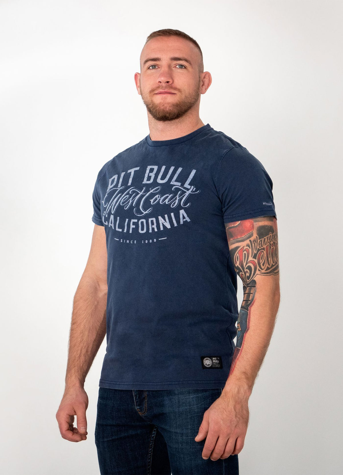 T-Shirt Denim Washed Kleeblatt
