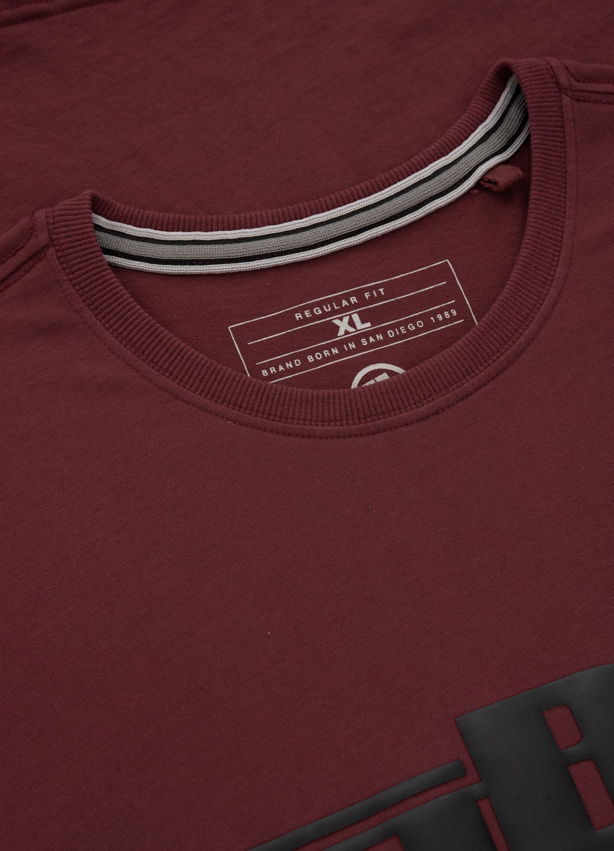 KLASSISCHES BOXING-Schwergewichts-Burgunder-T-Shirt