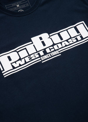 KLASSISCHES BOXING-Schwergewichts-T-Shirt in Dunkelblau