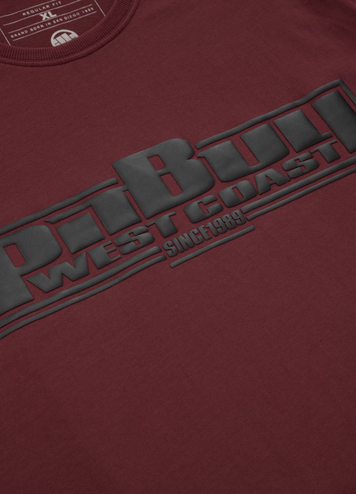 KLASSISCHES BOXING-Schwergewichts-Burgunder-T-Shirt