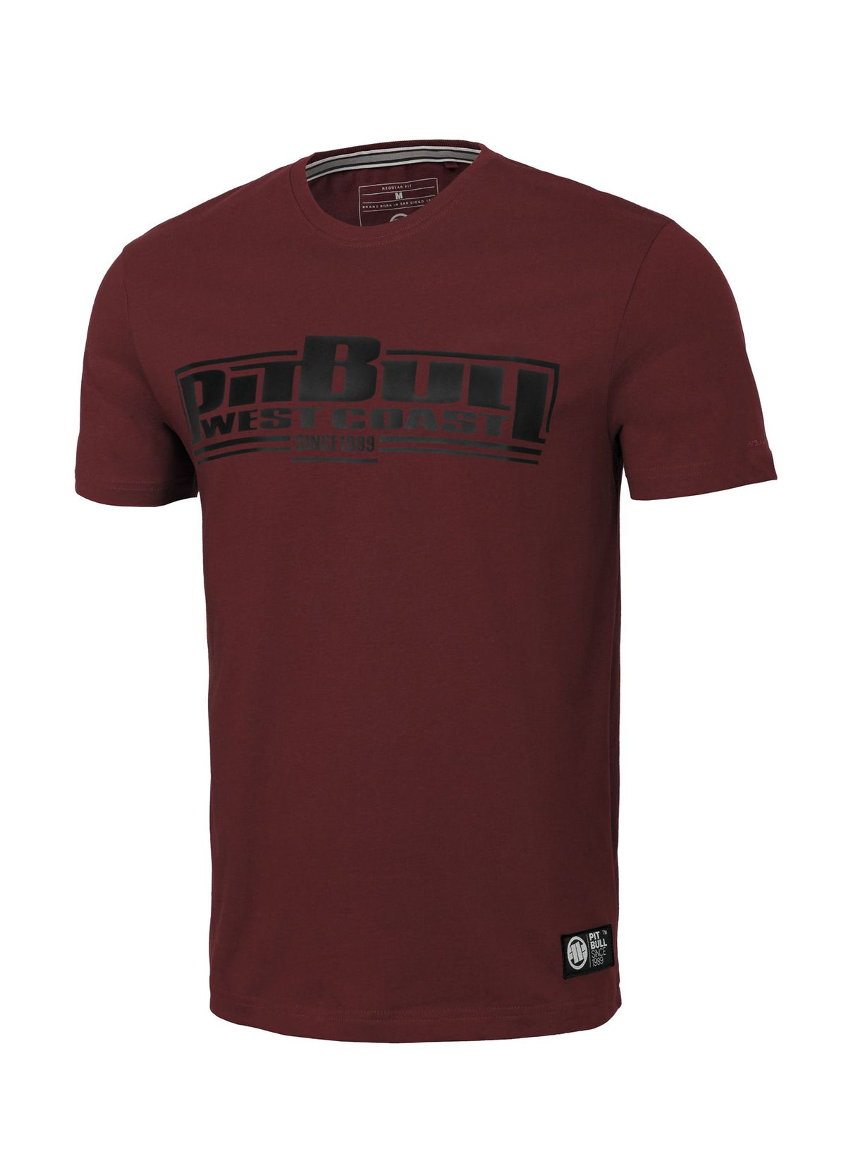 KLASSISCHES BOXING-Schwergewichts-Burgunder-T-Shirt