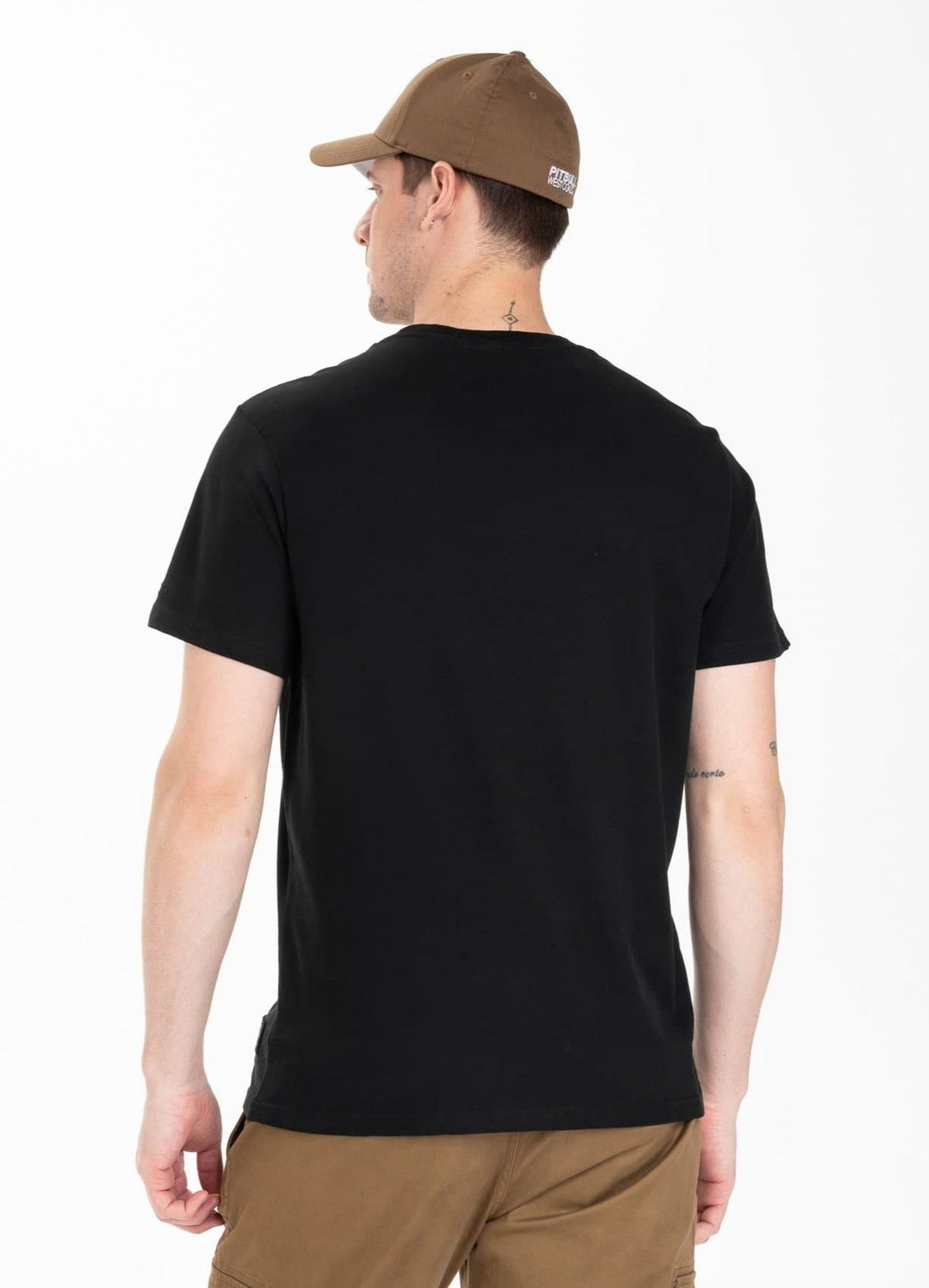 T-Shirt Garment Washed KLEINES LOGO Schwarz