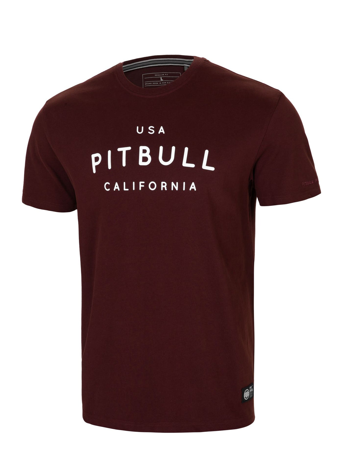 T-Shirt USA Cal - Bordeaux