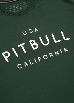 T-Shirt USA Cal - Dunkelgrün