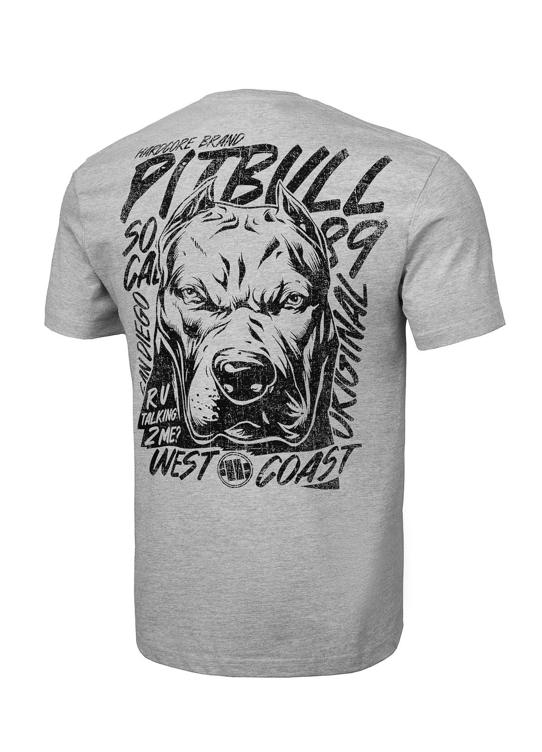 T-Shirt Grauer Hund