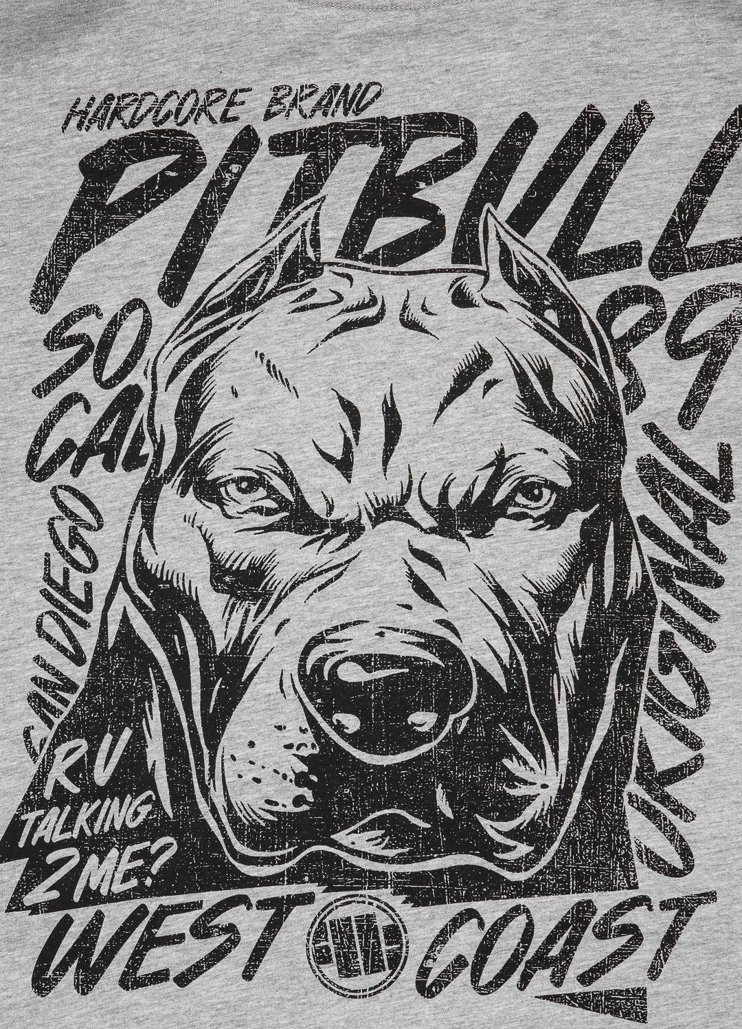 T-Shirt Grauer Hund