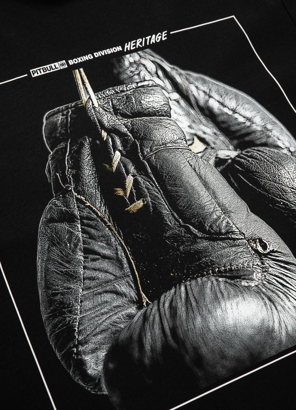 HERITAGE BOXING Schwarzes T-Shirt