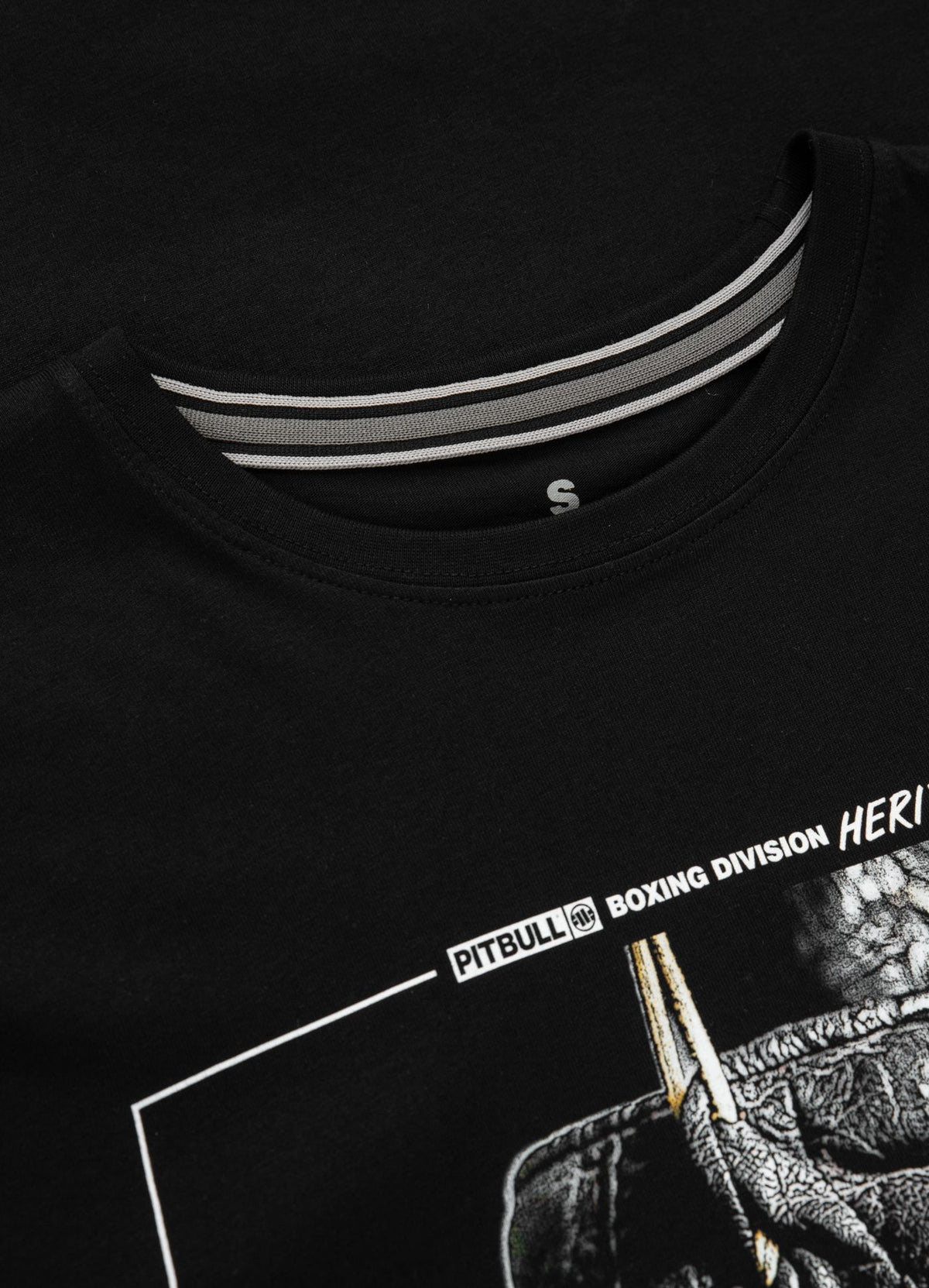 HERITAGE BOXING Schwarzes T-Shirt