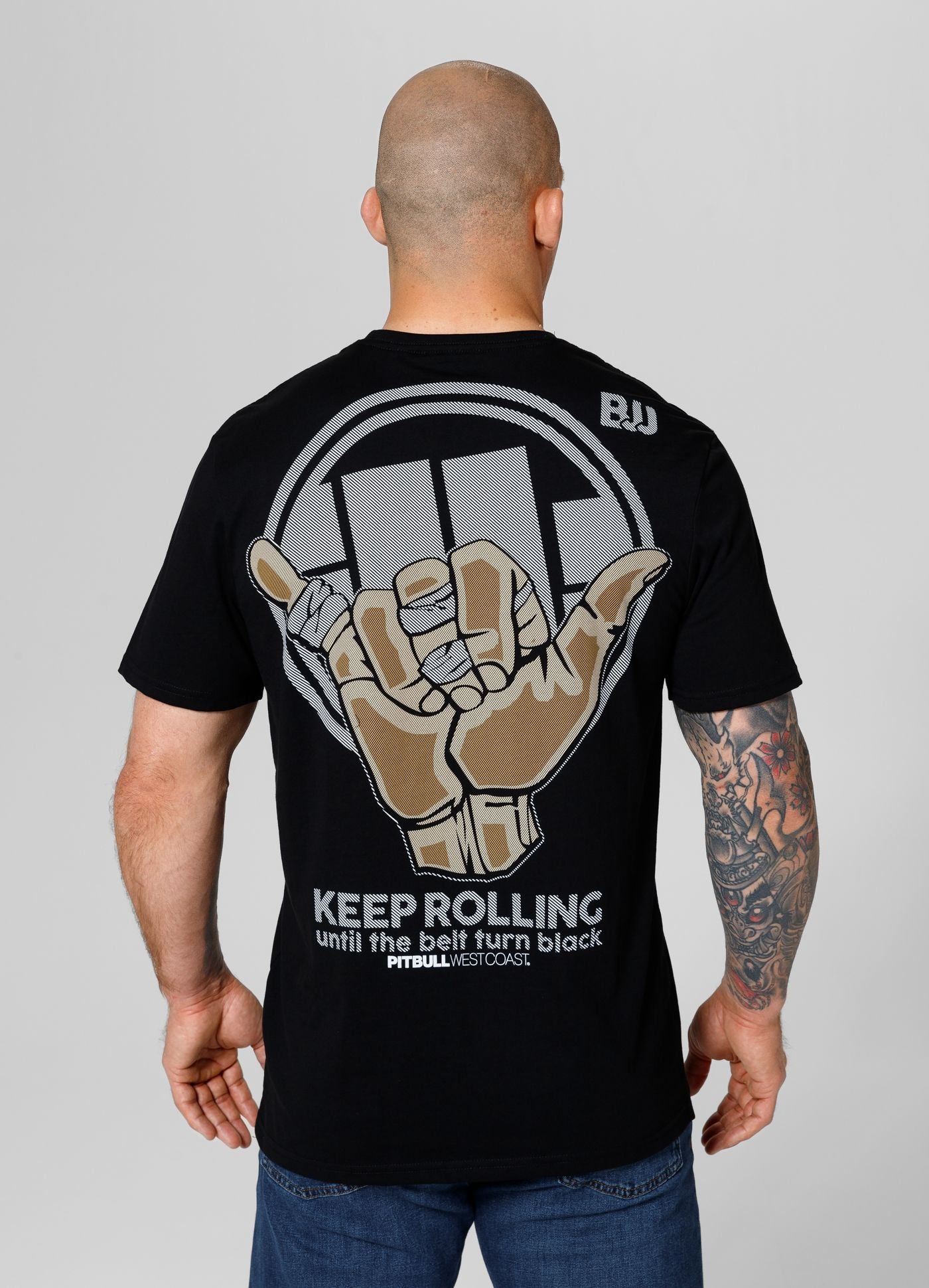 T-Shirt Keep Rolling - Schwarz