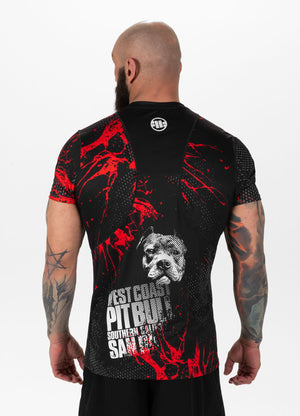 T-Shirt Mesh Performance Pro plus Blood Dog II - Schwarz