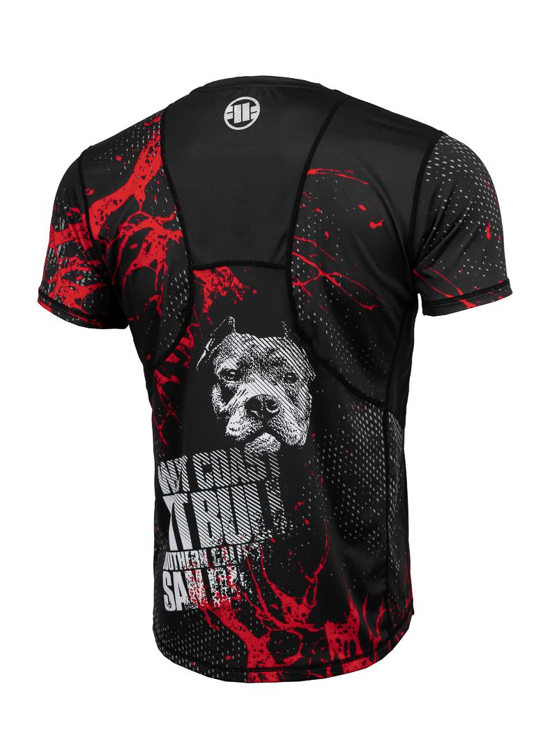 T-Shirt Mesh Performance Pro plus Blood Dog II - Schwarz