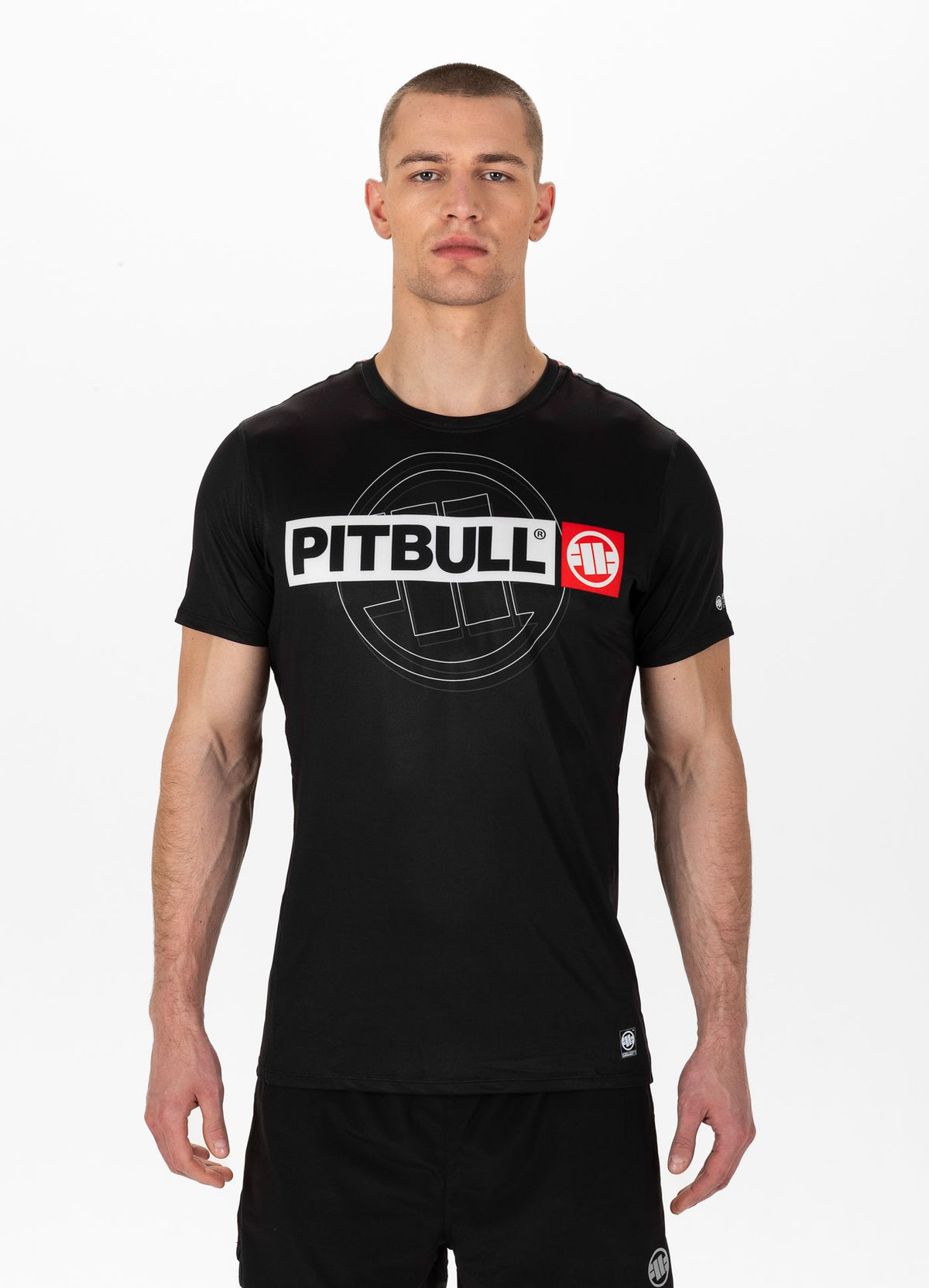 T-Shirt Mesh Performance Pro plus Hilltop Sports - Schwarz