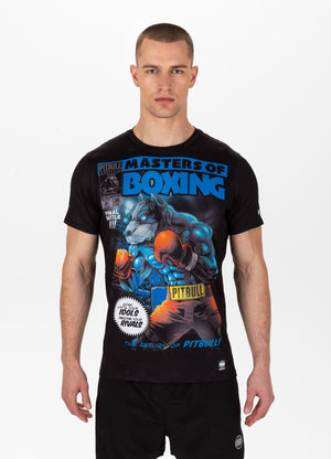 T-Shirt Mesh Performance Pro plus Masters Of Boxing - Schwarz