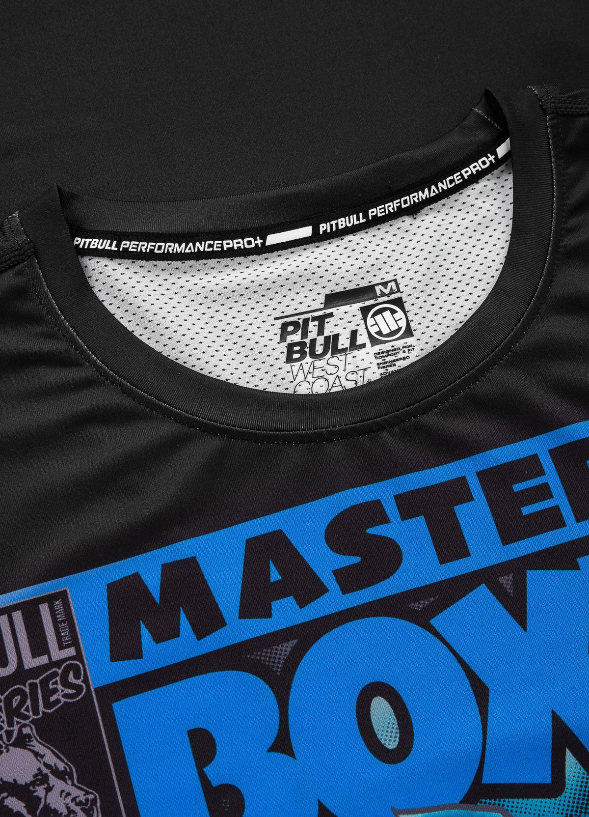 T-Shirt Mesh Performance Pro plus Masters Of Boxing - Schwarz