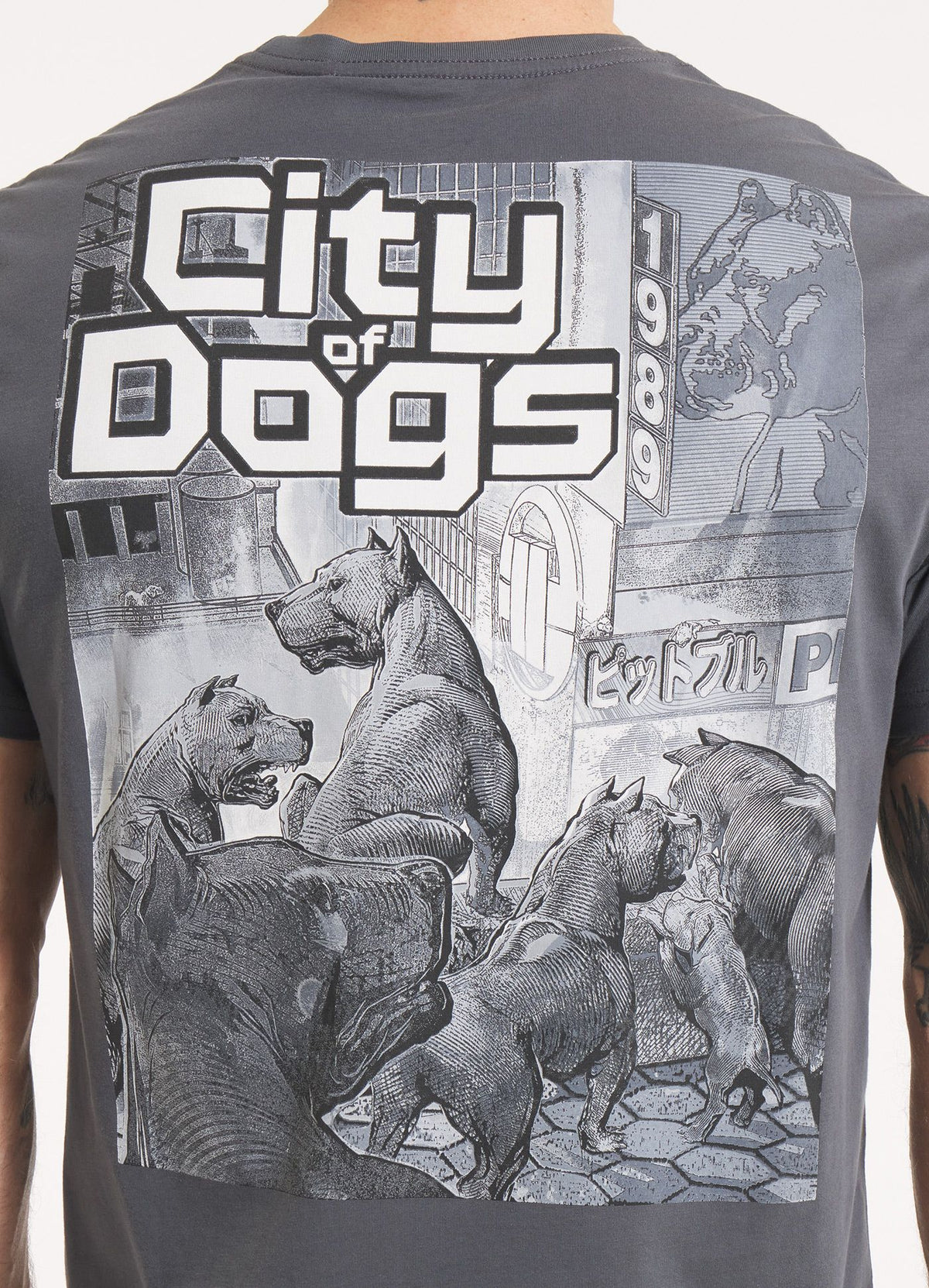 T-Shirt City of Dogs - Graphit